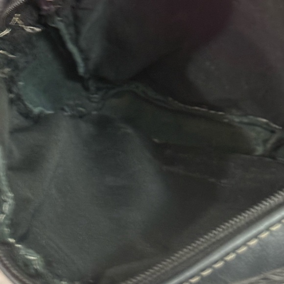 Black Leather Crossbody Bag - Picture 3 of 7